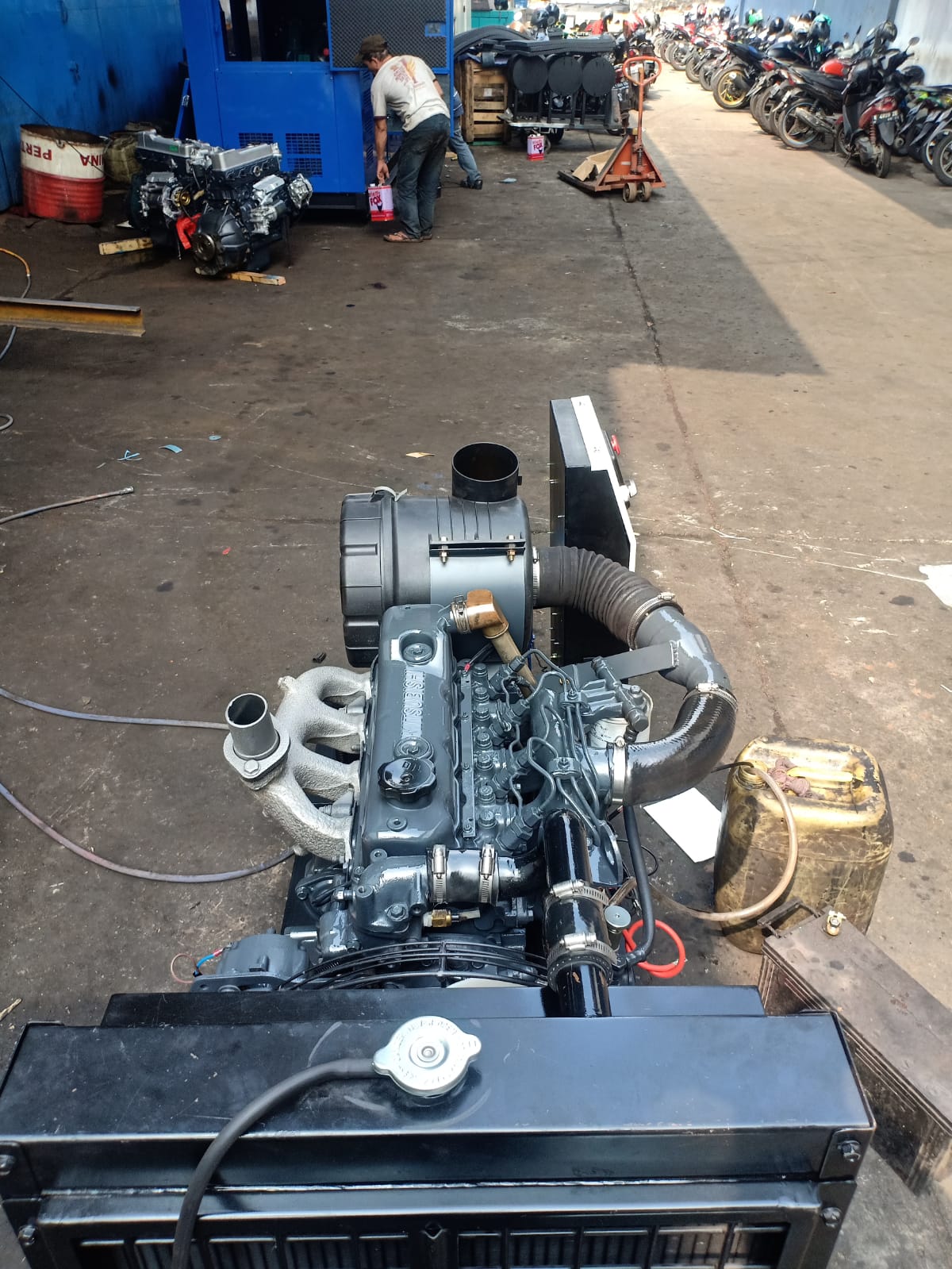 Genset Mitsubishi Rekondisi 30 Kva Open dengan tipe mesin 4DR7 ( 2015 ...