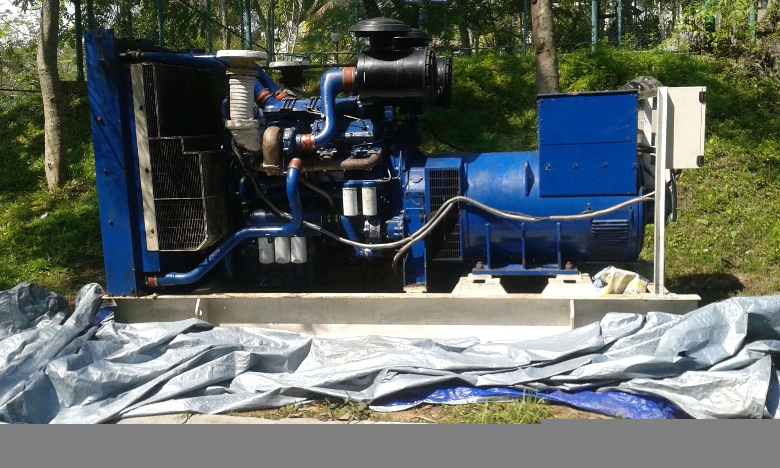 Genset Bekas Perkins Diesel Genset FG Wilson Engine Perkins 3012 TAG 2 + Stamford 750 Kva Tahun 2000 2 genset fg wilson engine perkins 3012 tag 2 stamford 750 kva tahun 2000 picture 2a