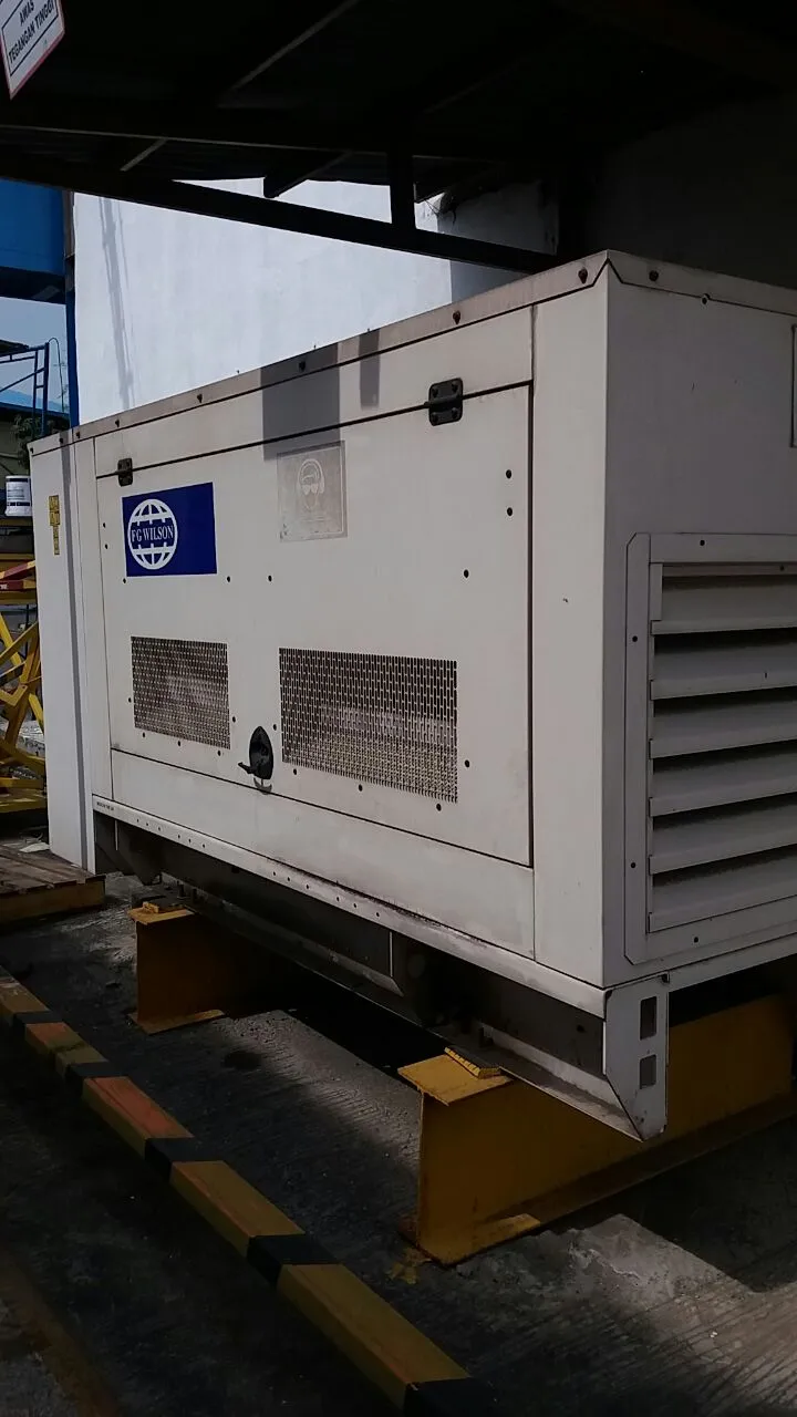 Genset Bekas Perkins Genset Bekas Perkins, 1104C-44TAG2, Generator Leroy Somer, 100 Kva Prime Rating. genset bekas fg  wilson generator leroy somer type engine 1106a 70tag2 tahun 2005 silent type 9