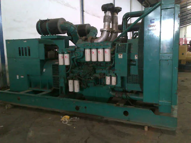Genset Bekas Cummins Diesel Genset  Bekas Cummins Type Engine KTA 38 G2 + Stamford 800 Kva genset cummins kta 38 g2 stamford 800 kva open type tahun 2000 picture 29