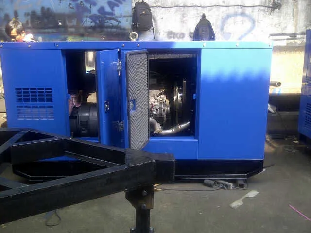 Genset Bekas Mitsubishi Genset Mitsubishi  6D14T + Marelli 60 Kva Thn 2000 genset mitsubishi 6 d 14 t marelli 60 kva rekondisi silent type tahun 2000 picture 6