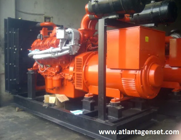 Genset Bekas Mitsubishi Genset Mitsubishi 8 DC 9T + Generator Copy Stamford 250 Kva Tahun 2002 Open Type genset mitsubishi 8 dc 9 t copy stamford 250 kva tahun 2002 picture 5a