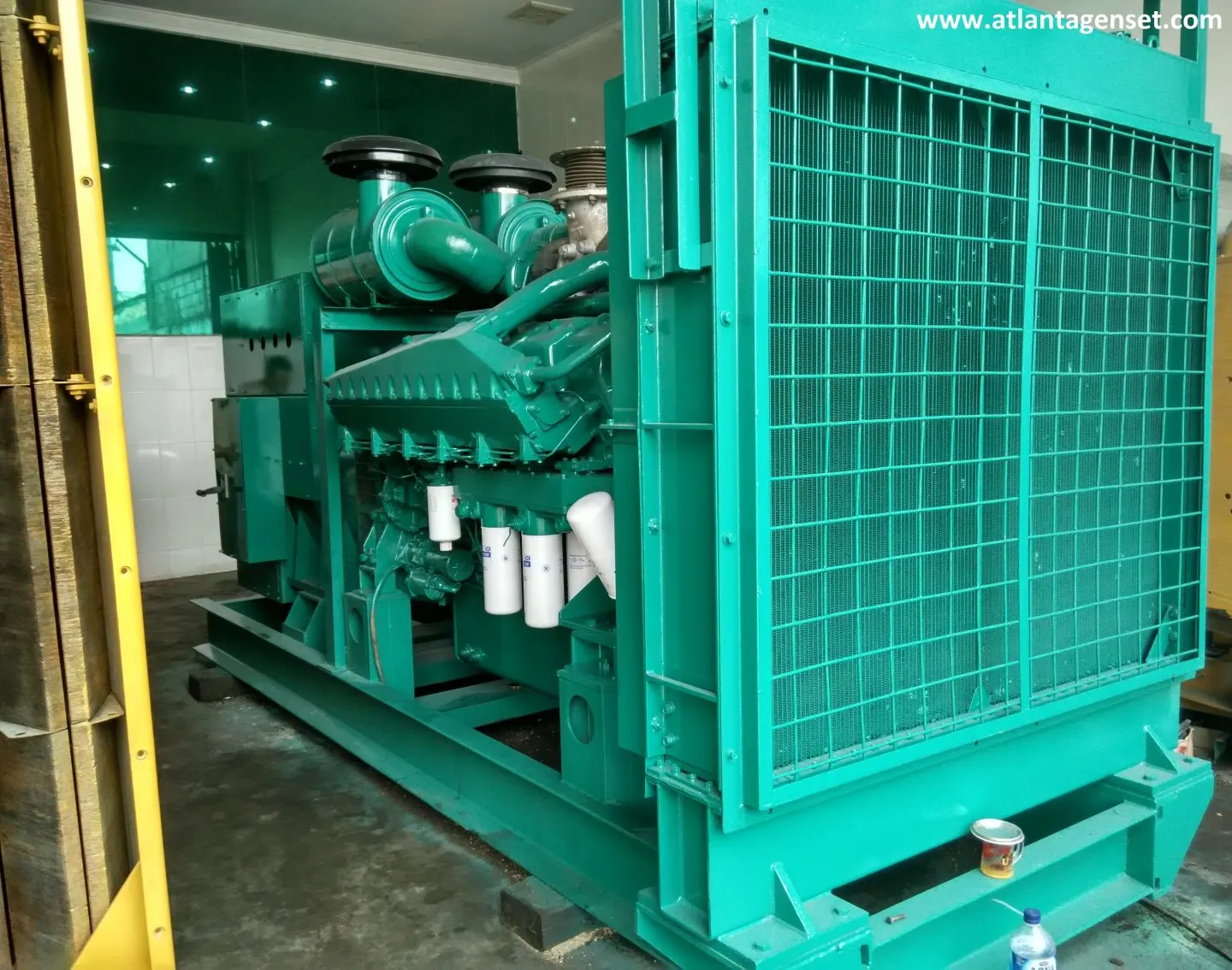 Genset Bekas Mitsubishi Genset Mitsubishi S 12 A 2 PTA + Generator Stamford 750 Kva Tahun 2006 Open Type genset mitsubishi s 12 a 2 pta stamford 750 kva tahun 2006 picture 8a