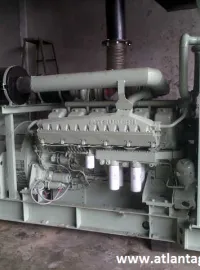 Genset Bekas Mitsubishi Genset Mitsubishi S 12 A PTAA + Generator Leroy Somer 800 Kva Th 2004 Open Type 1 genset_mitsubishi_s_12_a_ptaa_leroy_somer_800_kva_tahun_2004_picture_9a