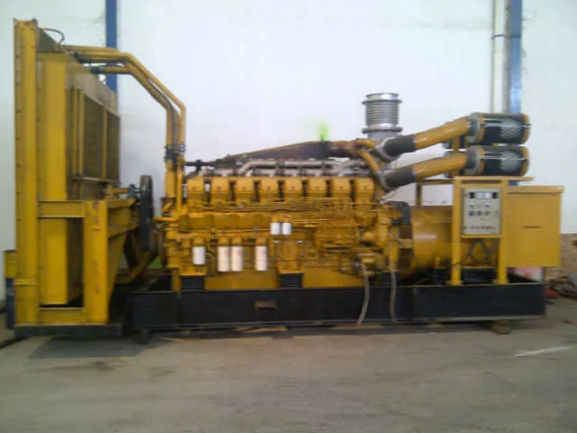 Genset Bekas Mitsubishi Genset  Mitsubishi S16R2 PTA + Stamford 1500 Kva Thn 2005 genset mitsubishi s 16 r 2 pta stamford 1500 kva tahun 2005 picture 1b
