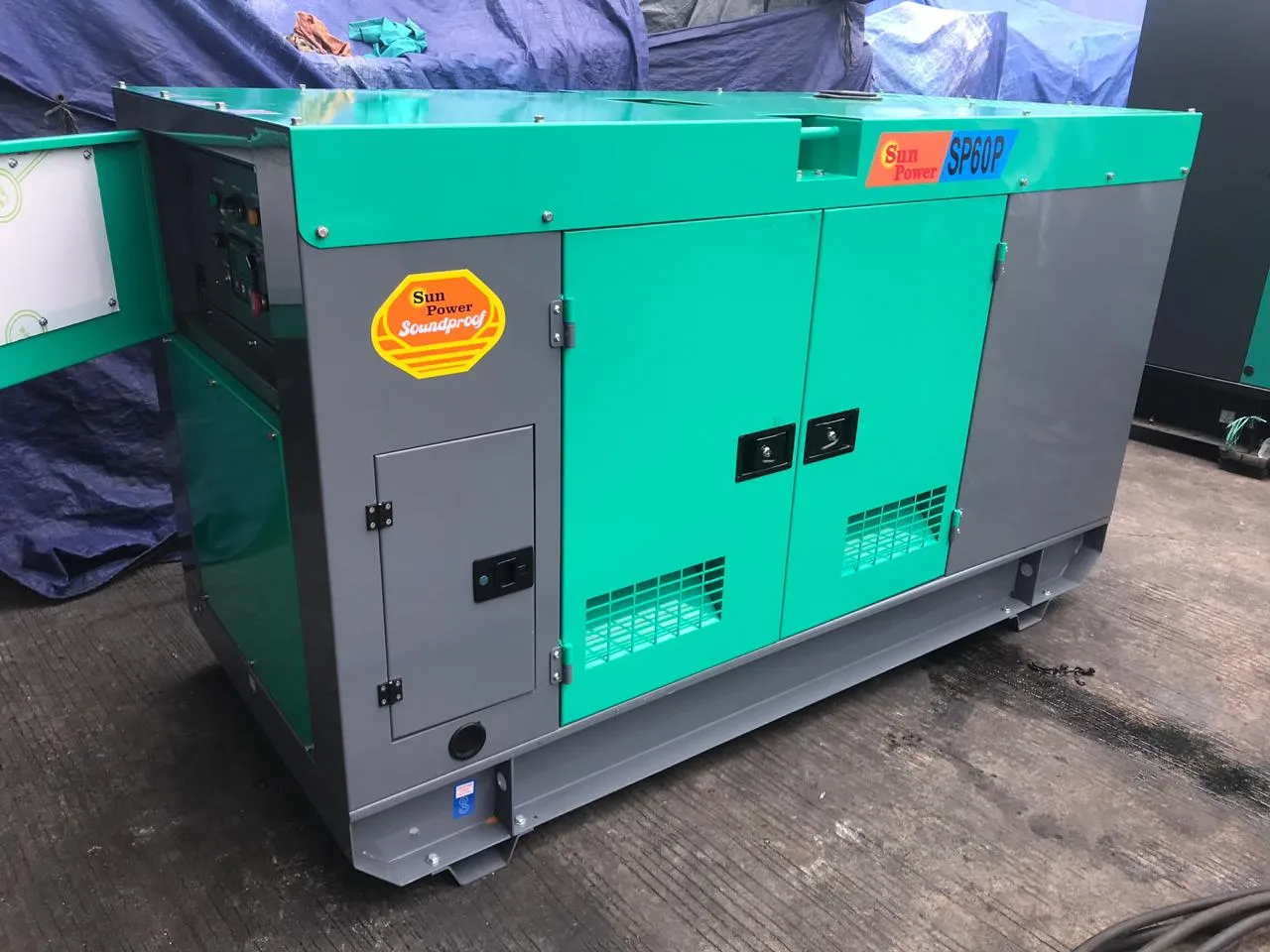 Genset Perkins Genset Perkins, 1103A-33TG2, 60 Kva ; Silent Type ; Brandnew and Build Up Unit 1
